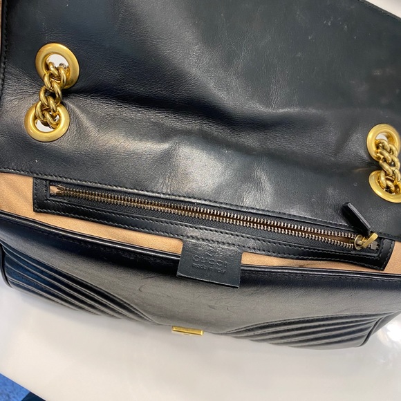 🔴SOLD🔴GUCCI GG Marmont Medium Shoulder Bag - Picture 9 of 10